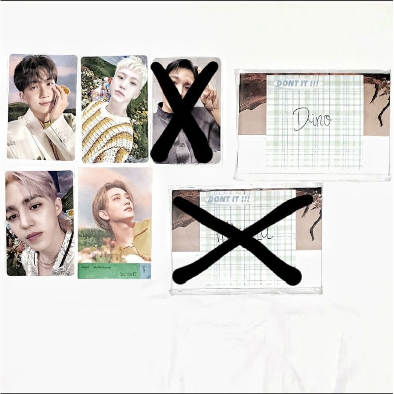 BUNDLE SEVENTEEN JEONGHAN NEW BEGINNING, HOSHI RPC KIT SECTOR17, DK FACE THE SUN CONTROL , SCOUPS NE