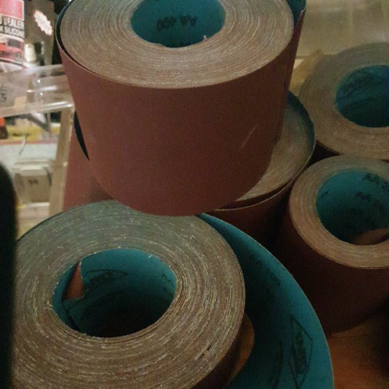 Amplas Roll Rool Rempelas Kertas Gosok Senti Meteran