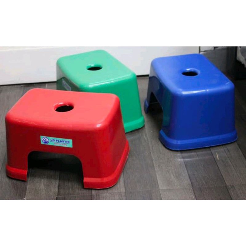 Kursi duduk Plastik / kursi jongkok / kursi duduk plastik kaki rendah