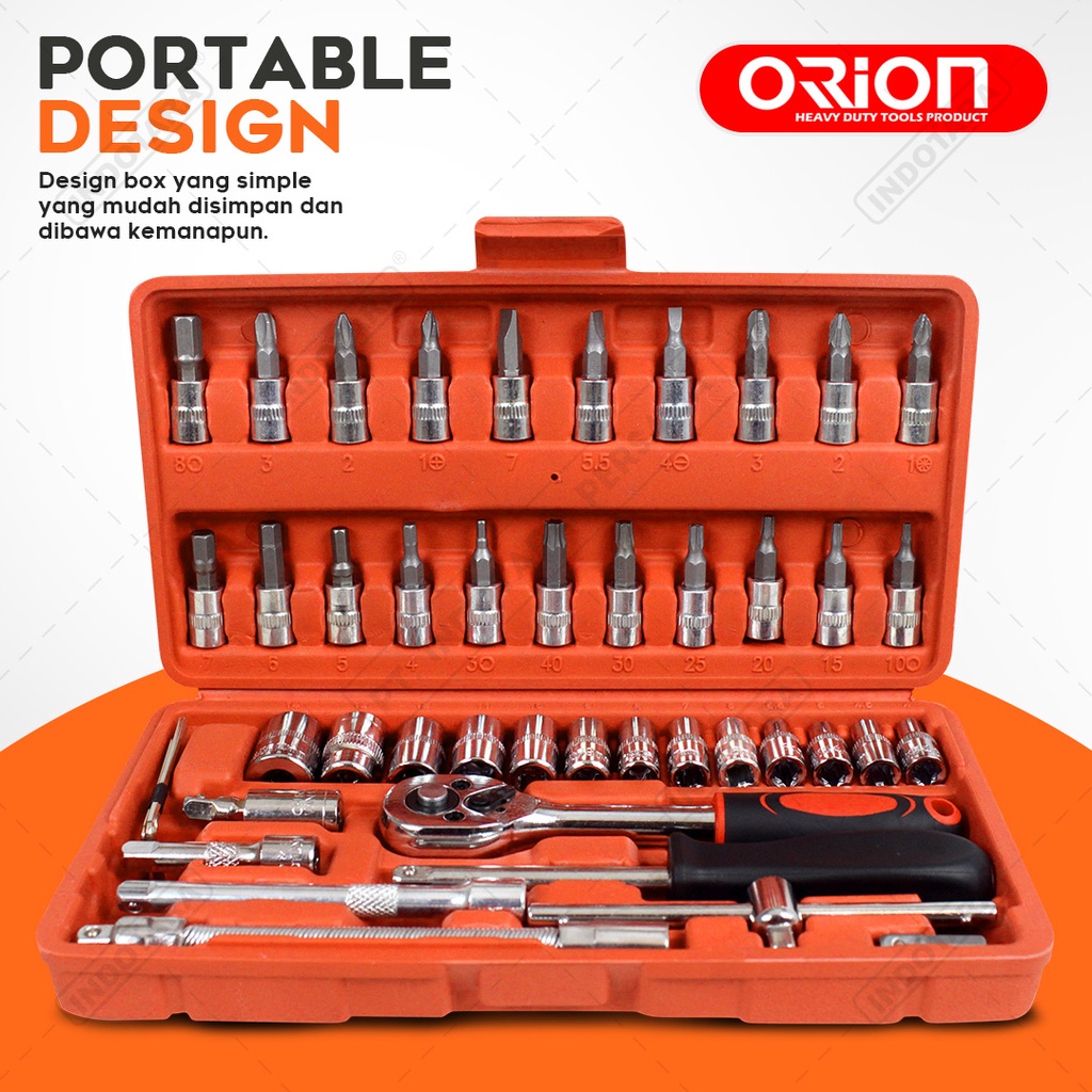 Hand Toolset / Tool Kit Set / Toolkit Toolbox Orion - TR005-1