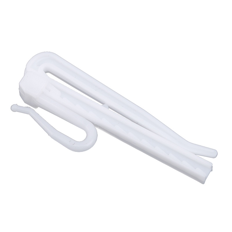 Pengait Gantungan Gorden Ring Jendela Hook Gorden Bahan Plastik Putih Untuk Rumah