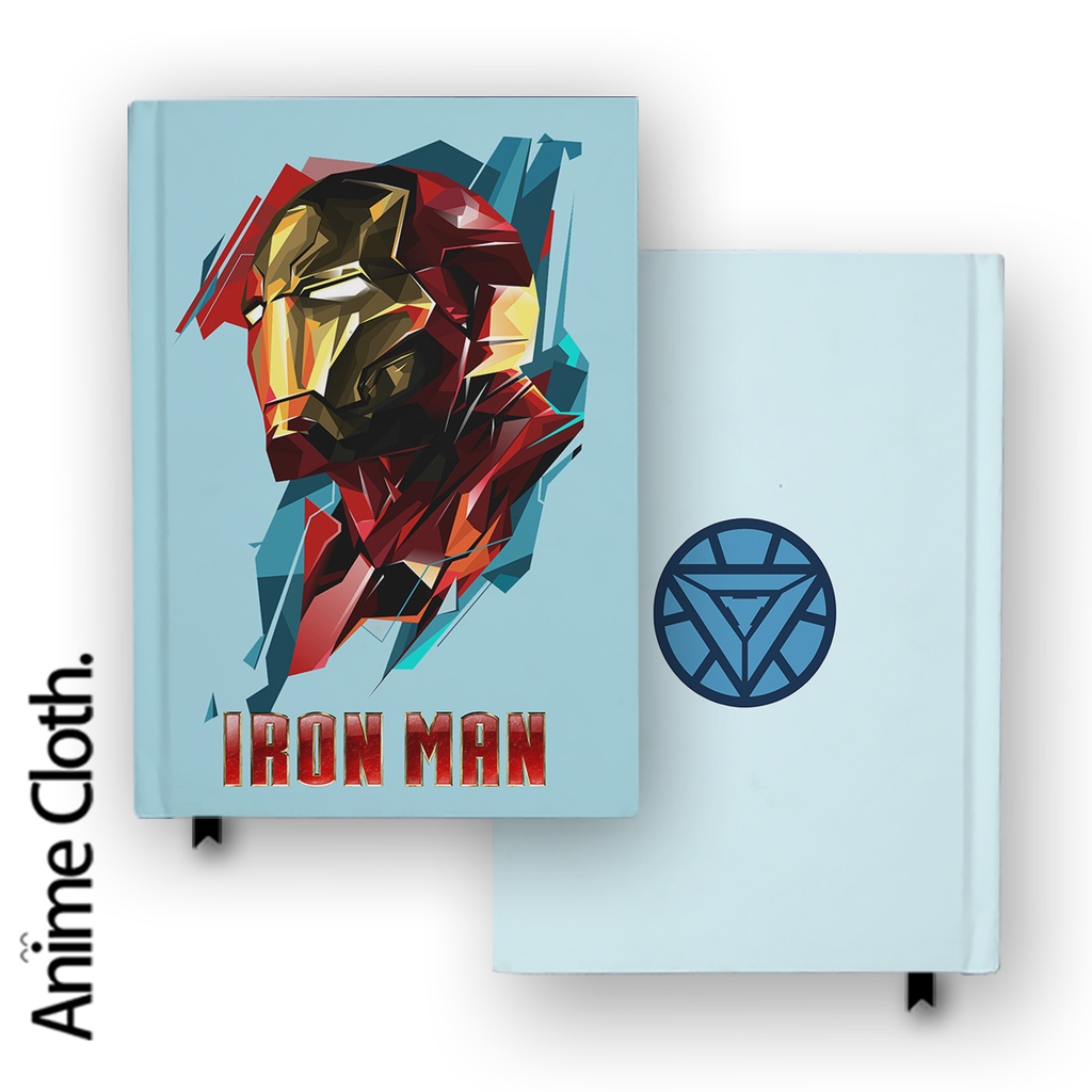 

Notebook Buku Iron Man 2 Tony Stark Marvel Superhero Custom Planner DIary Jurnal Agenda Hardcover A5 A6