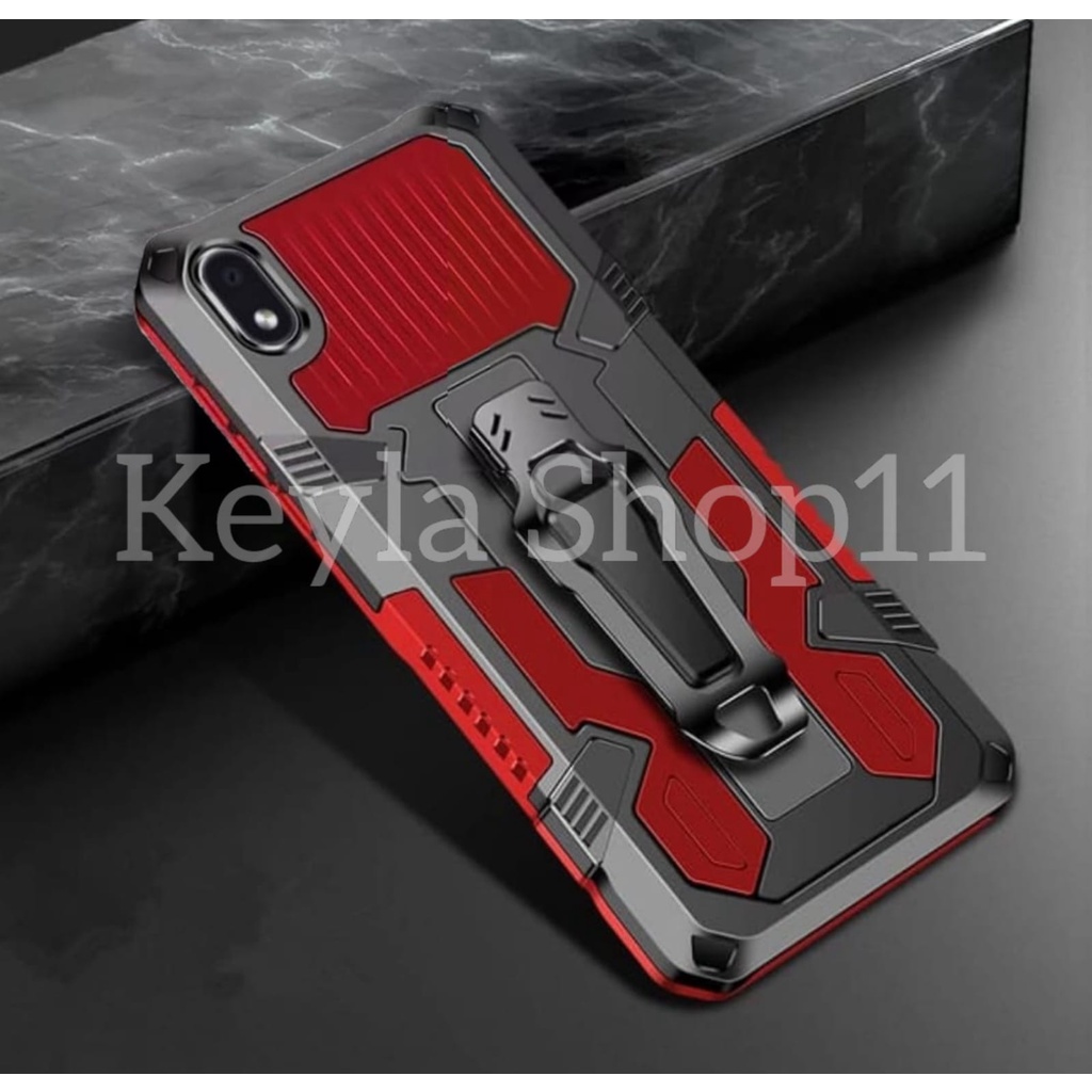 Case  HP Untuk OPPO A37/NEO 9/A37f Soft Case Armor Belt Clip Kick Stand Cover Hard Case I Crystal