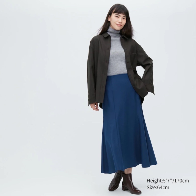 SALE WOMEN Rok Bentuk Duyung UNIQLO