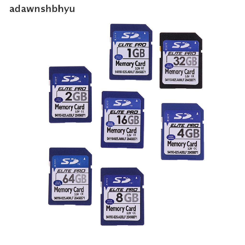 Adawnshbhyu SD Card 1GB 2GB 4GB 8GB 16GB 32GB 64GB Aman Digital Flash Memory Card ID