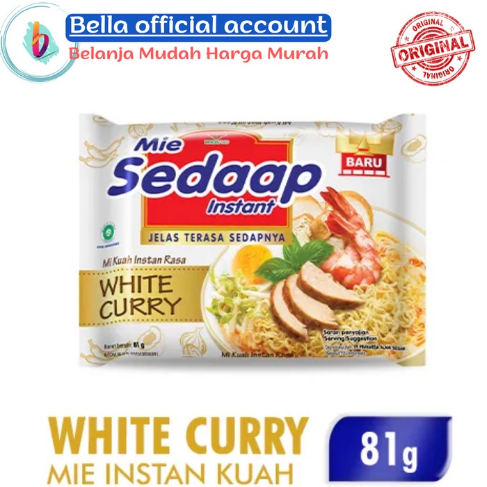 

SEDAAP MIE Instant White Curry 81 gr