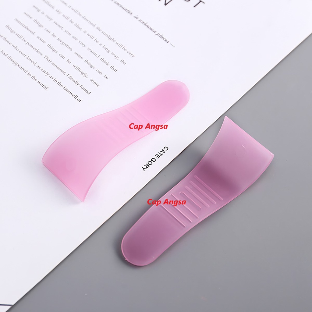 SCRAPER PERONTOK BULU DEPILATORY CREAM SPOON MASK BODY HAIR REMOVAL SCOOP WAX SPATULA PLASTIK