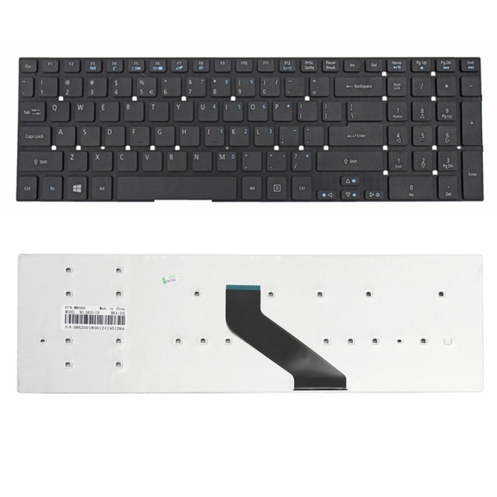 KEYBOARD LAPTOP ACER V3-571 5755 5830 V3-551 E5-571 E5-511 HITAM BERGARANSI