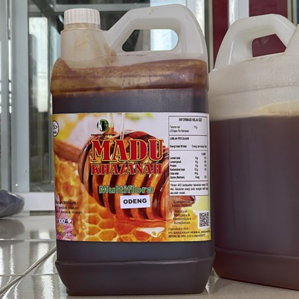 

Madu Khafi/Khazanah Multiodeng Premium Netto 5kg