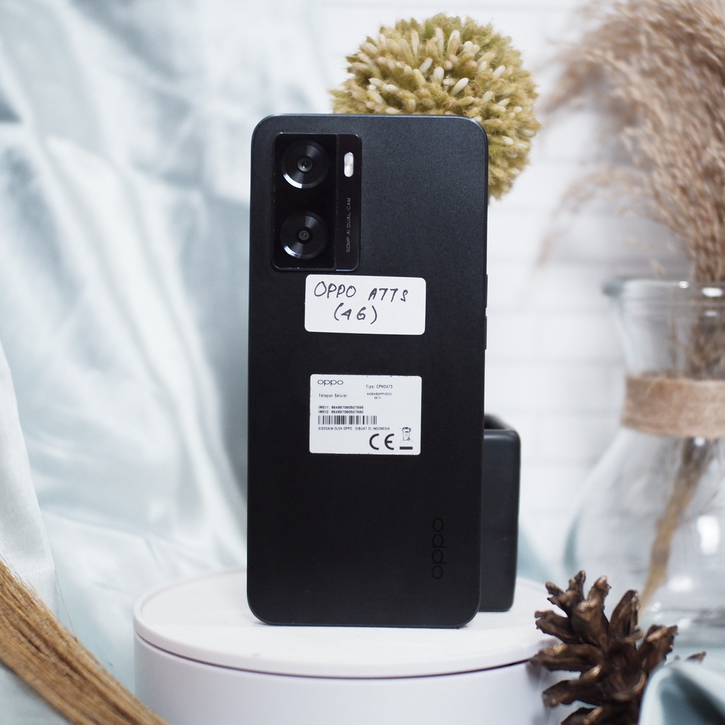 Oppo a77s 8/128Gb Fullset - Hp Bekas Second