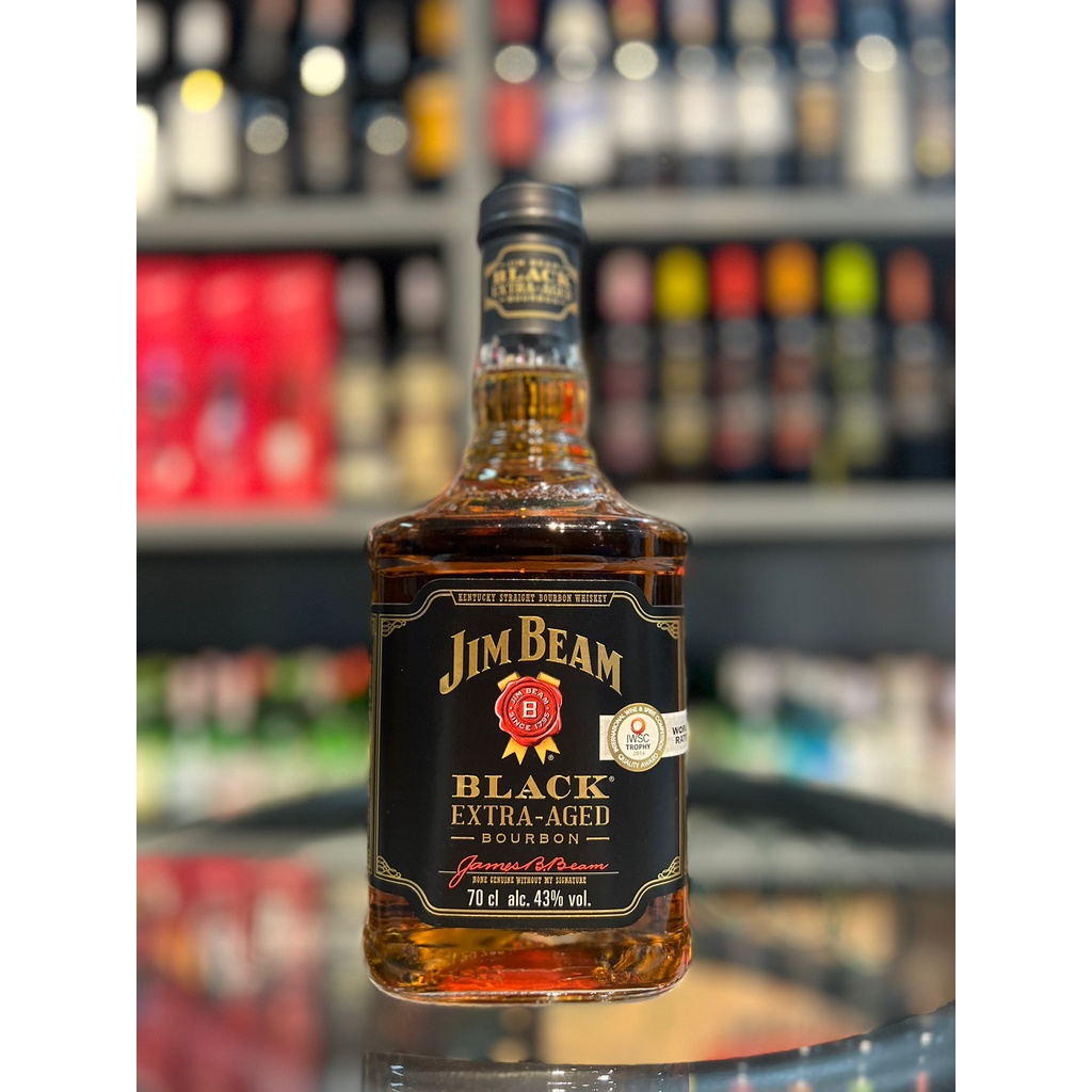 JIM BEAM BLACK EXTRA AGED KENTUCKY STRAIGHT BOURBON WHISKEY 700ML