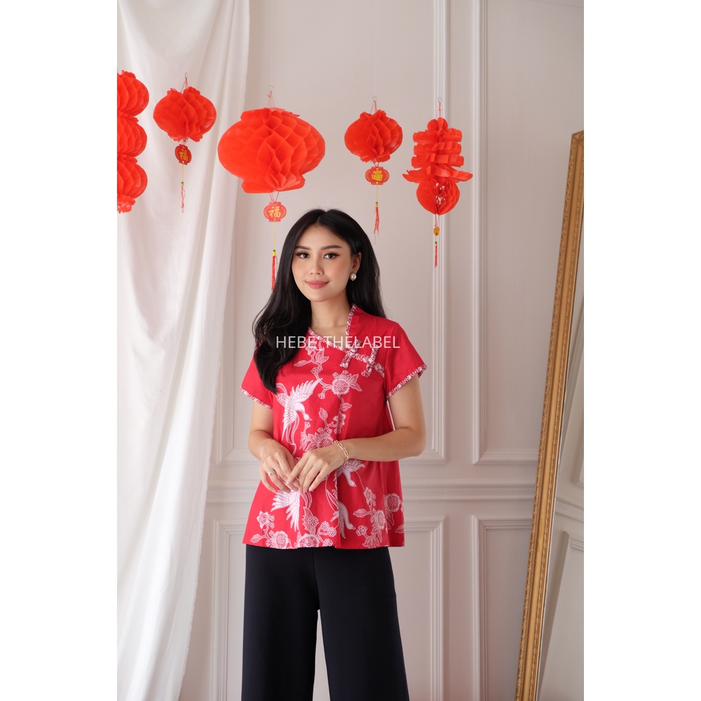 Ekani Batik Cheongsam Chinese New Year - (Men Short-Yuna-Brenda-Yimin-Mutia-Brigitte)