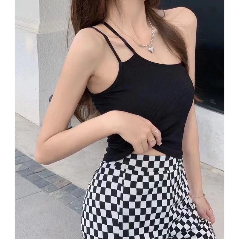 Bra Bh Tanktop (T18)Crop top 2 Tali Samping Pakaian Dalam Wanita import 100%