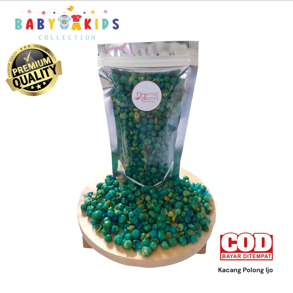 

Snack Kacang Polong Ijo Kacang Arcis Polong Hijau Green Peas Homemade Kualitas Premium