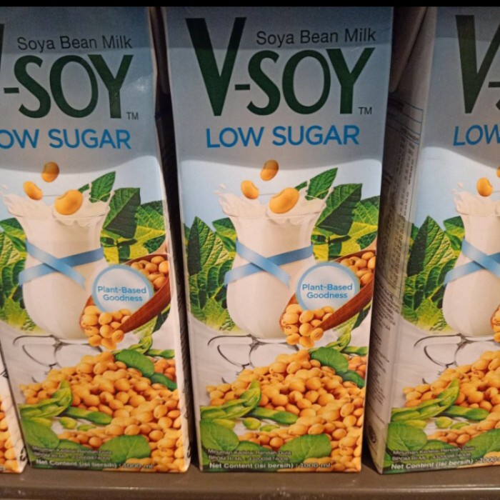 V soy soya bean low sugar 1lt