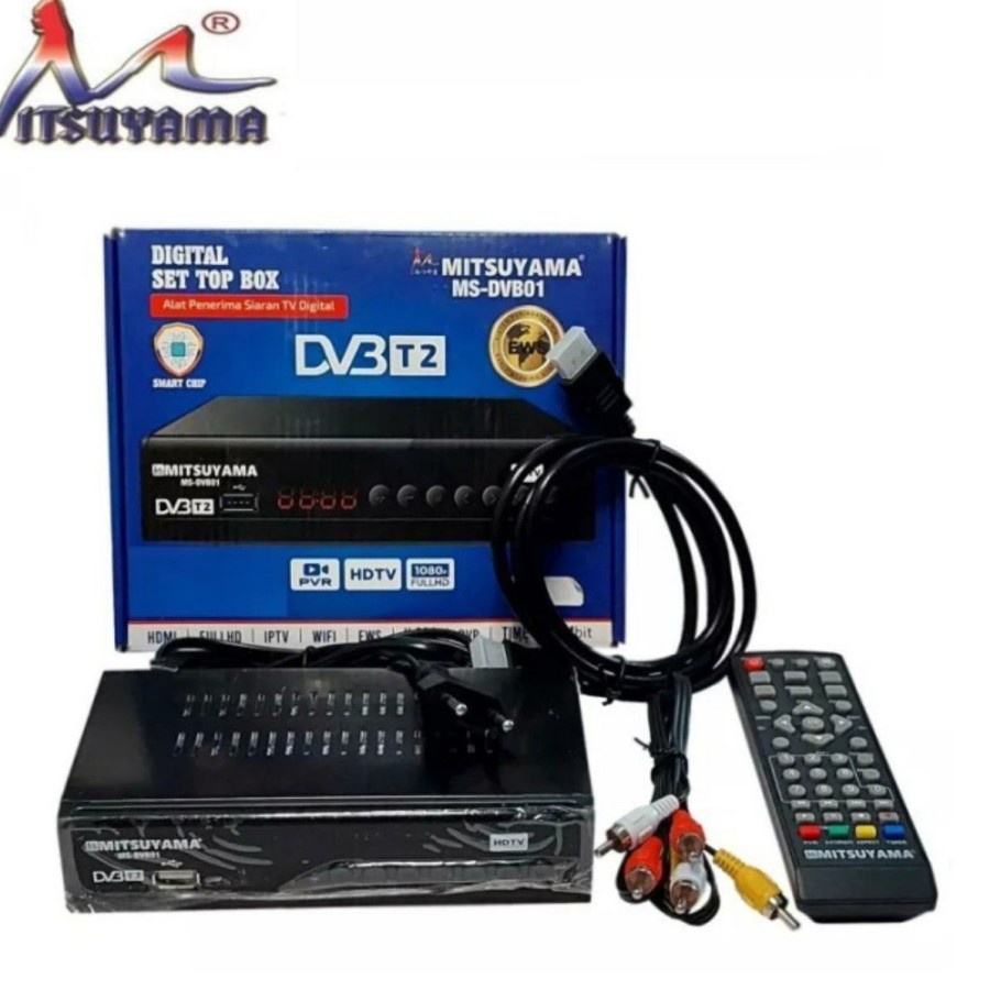 Set Top Box Mitsuyama Alat Penerima Siaran TV Digital MS-DVB01 | yanna866