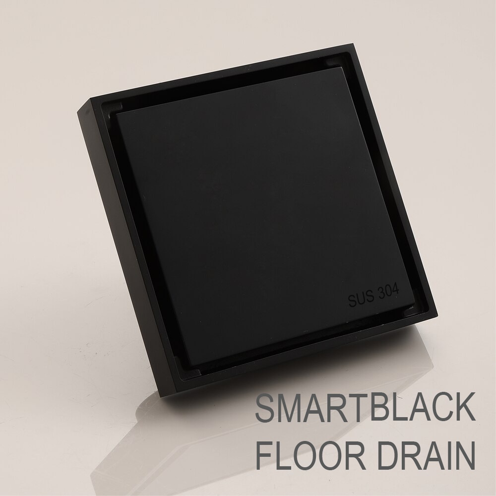 Saringan got Stainless 304 HITAM Floor drain isi keramik