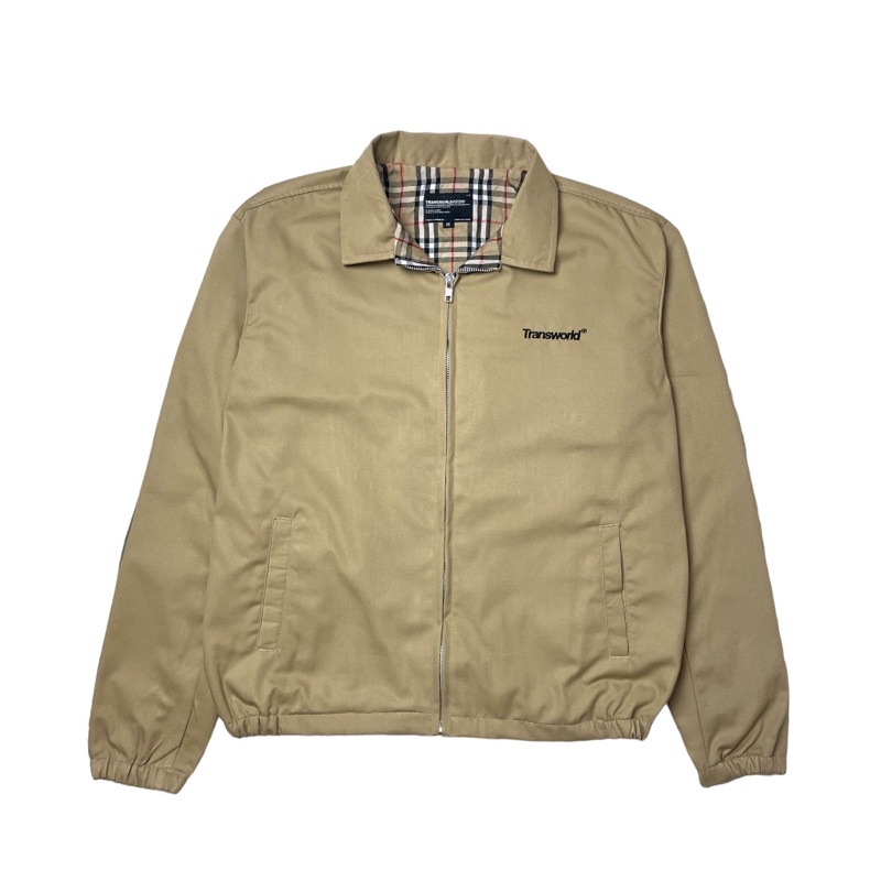 Transworld Jaket Harrington Pria Emeli Khaki