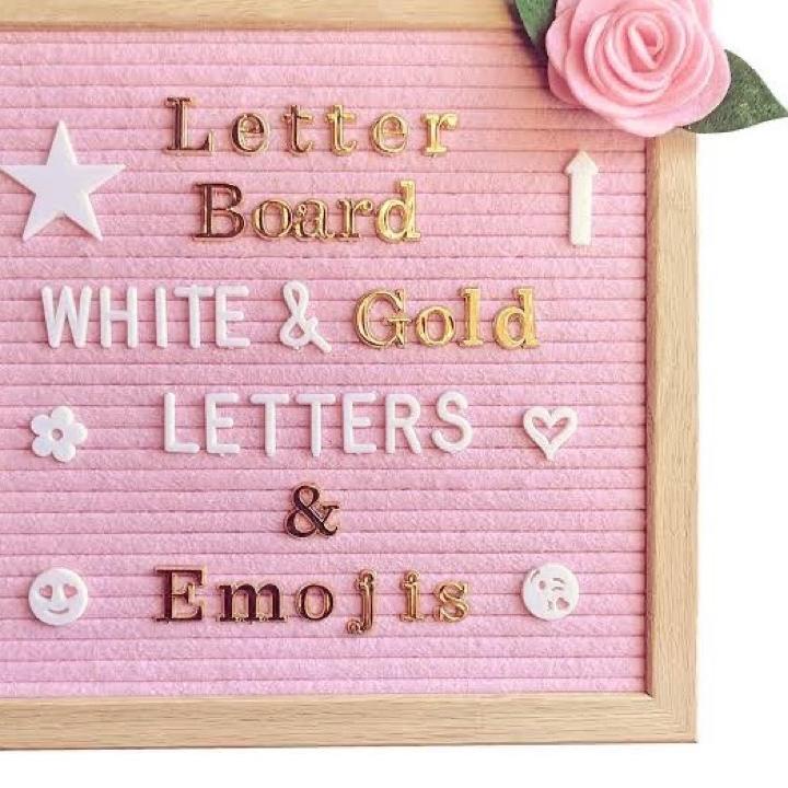

►®◄ Shiny letter for letter board