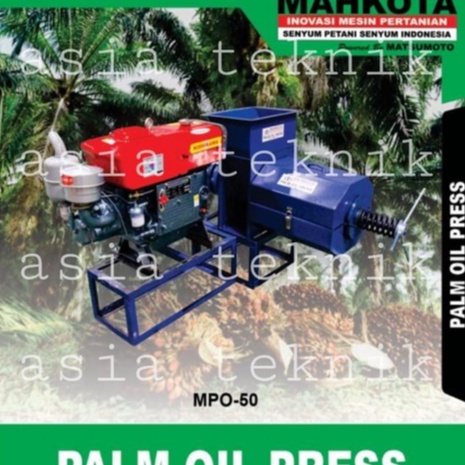Mesin Peras Biji Sawit / Palma Oil Press MPO50 MPO 50 Mahkota Original