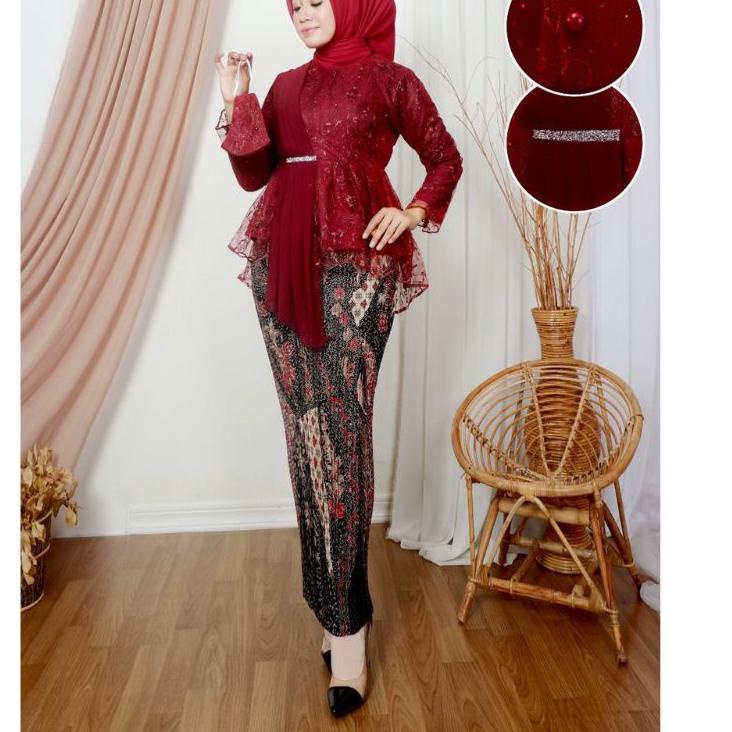 ➪➽✳✧ SETELAN AURORA SELENDANG LILAC/LAVENDER /KEBAYA WARNA UNGU Diskon