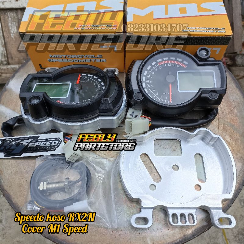 COVER PANGKON BREKET DUDUKAN CNC SPEEDOMETER SPEDO SPIDO KOSO RX2NX COVER CNC SPEDO KOSO RX2N BREKET