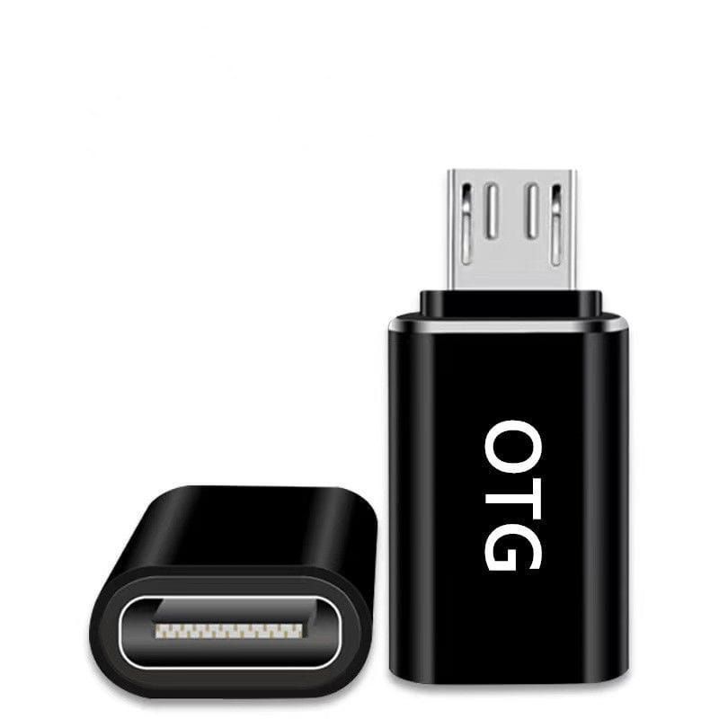Shorush Adaptor Type C ke Micro USB IOS Ligtning USB Microphone Adapter