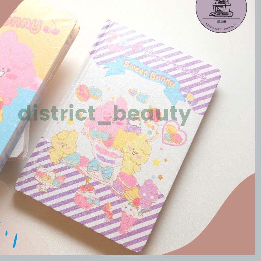 

6UU☆ BUKU DIARY SWEET BUNNY DIARY BOOK BUKU HARIAN AESTHETHIC LUCU MURAH Paling Baru