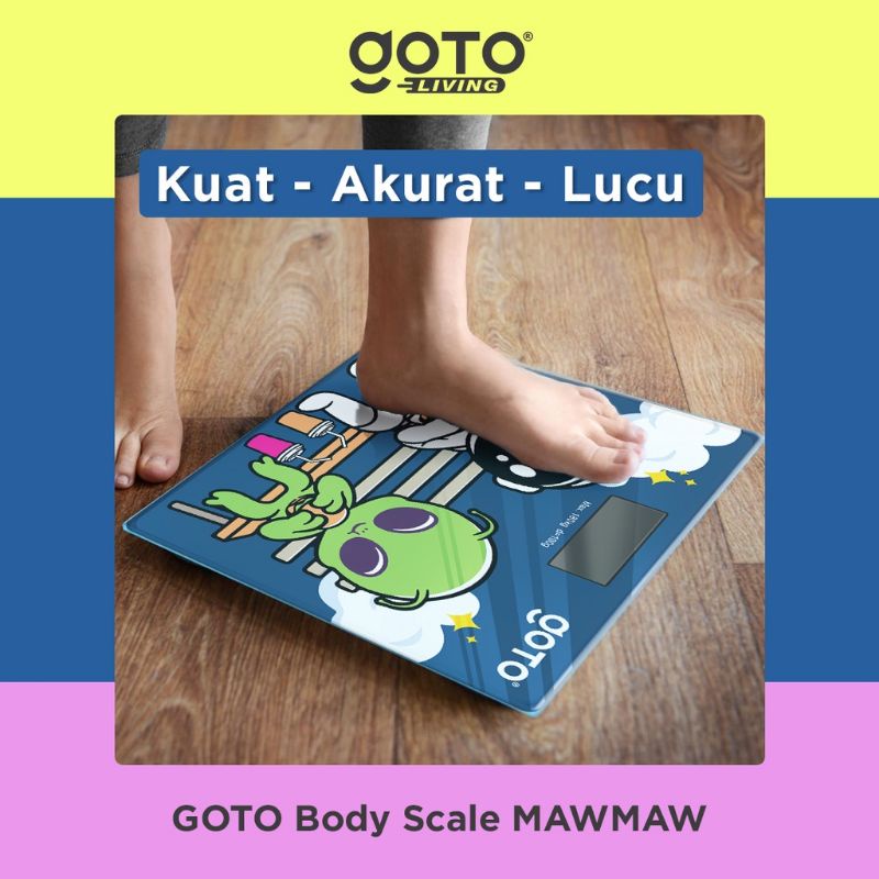 New Product Timbangan Badan Digital Character Mawmaw Goto