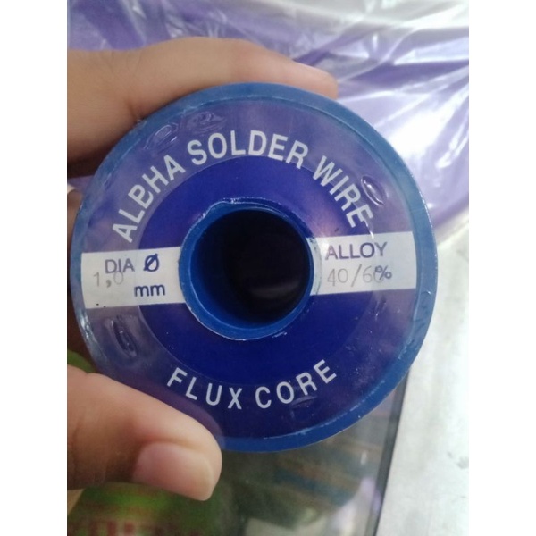 Timah solder alpha berat 250g