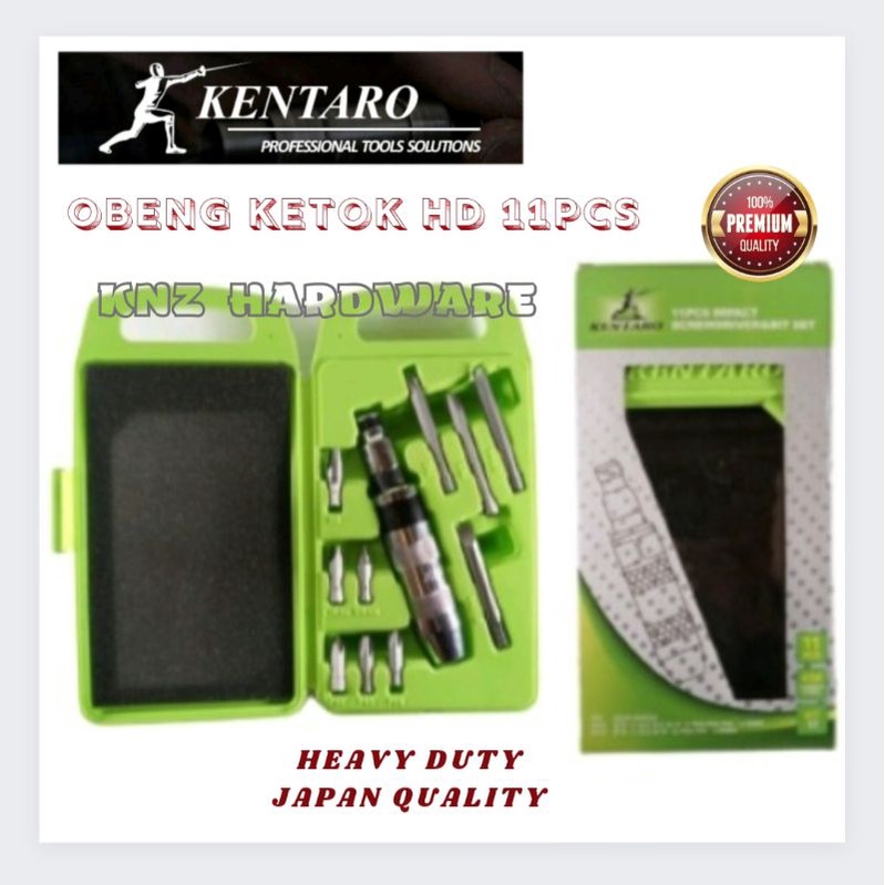 OBENG TUMBUK OBENG KETOK SET 11PCS KENTARO