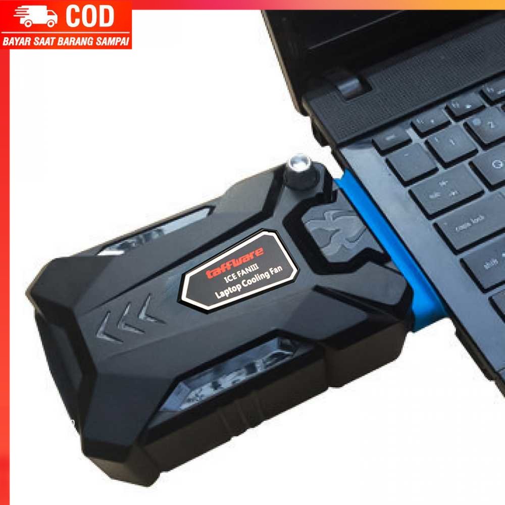 ( 100% BARANG ORI ) Taffware ICE FAN 3 Universal Kipas Pendingin Laptop Vacuum Cooler