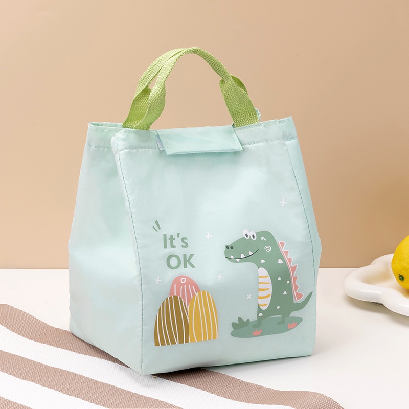 ♫ Megata ♫ A268 Tas Bekal Motif Cartoon Lunch Cooler Bag Makanan Aluminium Kotak Makan