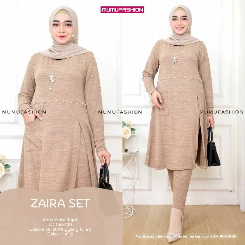 MC- etelan Wanita Terbaru Zaisa Set / Zaira Set by Mumu Fashion Hijab Solo