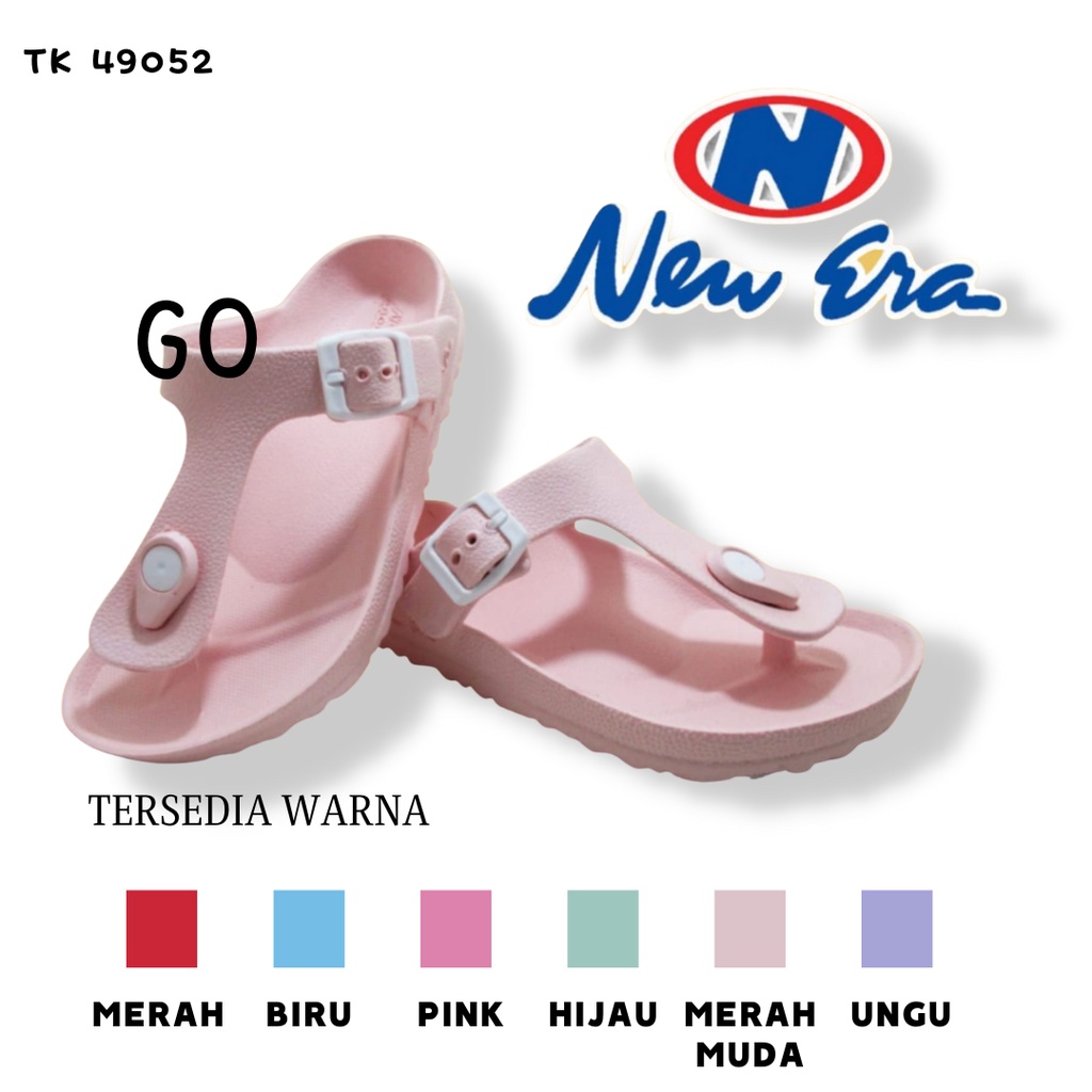 gos NEW ERA TK 49052 Sandal Japit VIRAL Wanita Sandal Wedgest MURAH Berkualitas