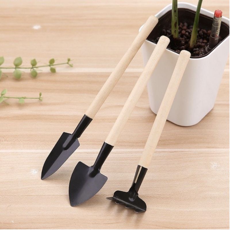 MJ88 ALAT BERKEBUN SEKOP GARUK MINI 3 IN 1 / ALAT BERKEBUN GARDEN TOOLS PERALATAN BERKEBUN SUPER MURAH