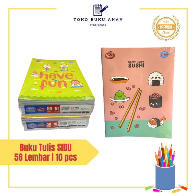 

BUKU SIDU 58 LEMBAR /BUKU TULIS/SINAR DUNIA/BUKU SEKOLAH