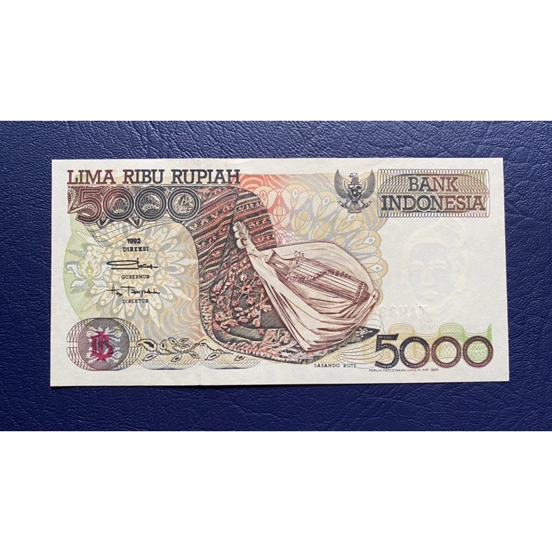 UANG KUNO 5000 Rupiah Sasando 1992