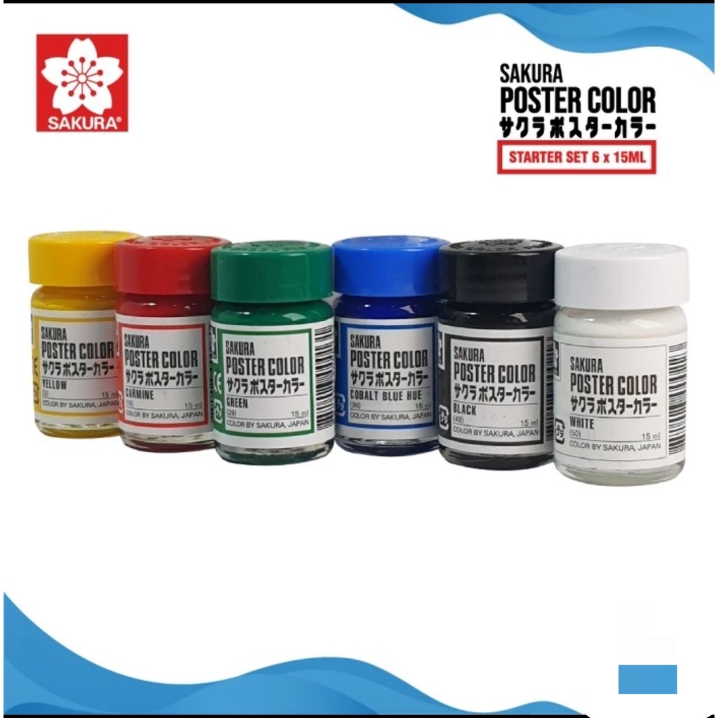 

H7Y Sakura Poster Colour Set 6 15 ml