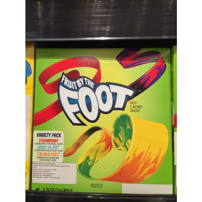 

Bc fruit by the foot variety pack 4.5 oz