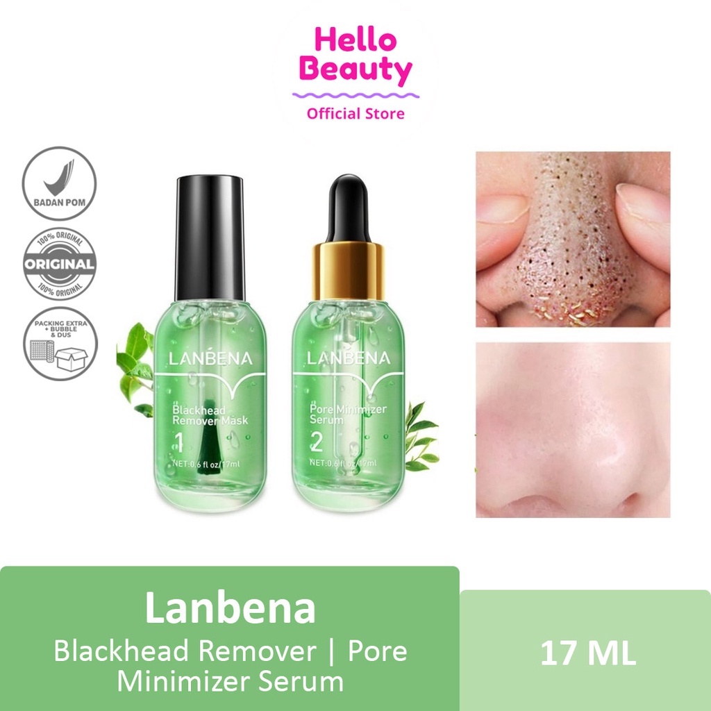 [BPOM] LANBENA Blackhead Mask & Pore Minimizer Serum Varian - 17ml