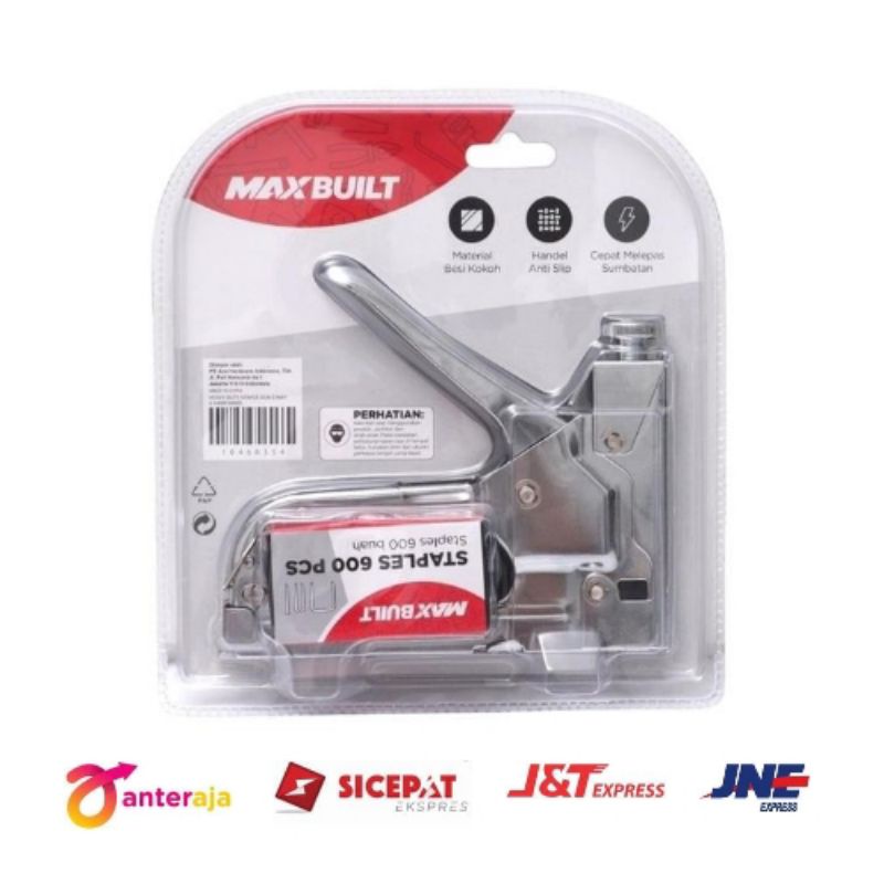 

MAXB STAPLER TEMBAK 3 IN 1 STAPLES STAPEL STEPLER TEMBOK KAYU HEAVY DUTY 3 WAY STAPLE GUN