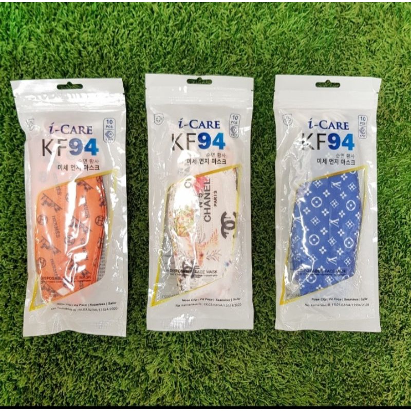 Masker KF94 I-CARE motif