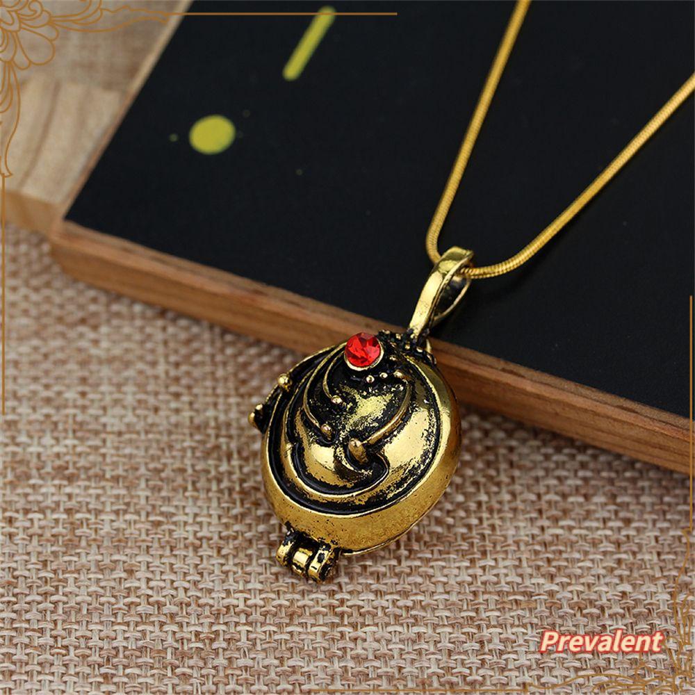 Preva The Vampire Diaries Kalung Perhiasan Vintage Biker Rock Punk Hip Hop Vervain Verbena Liontin