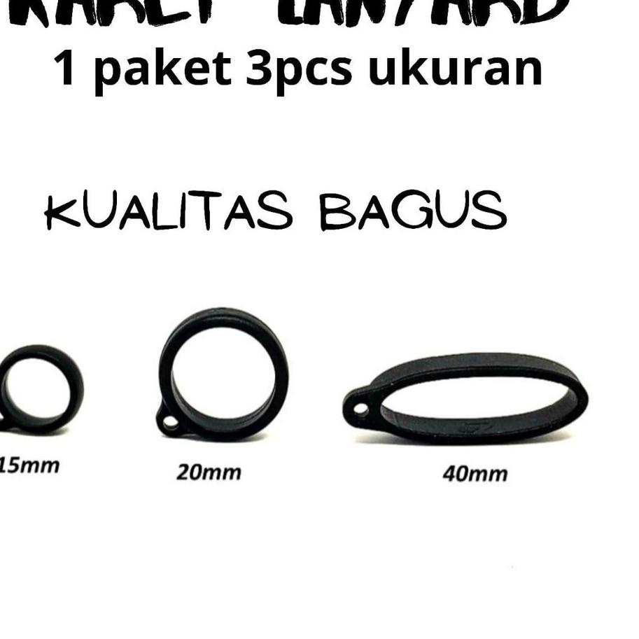 

(C(65㊚) KARET LANYARD 3 UKURAN O RING (3PCS) kekinian