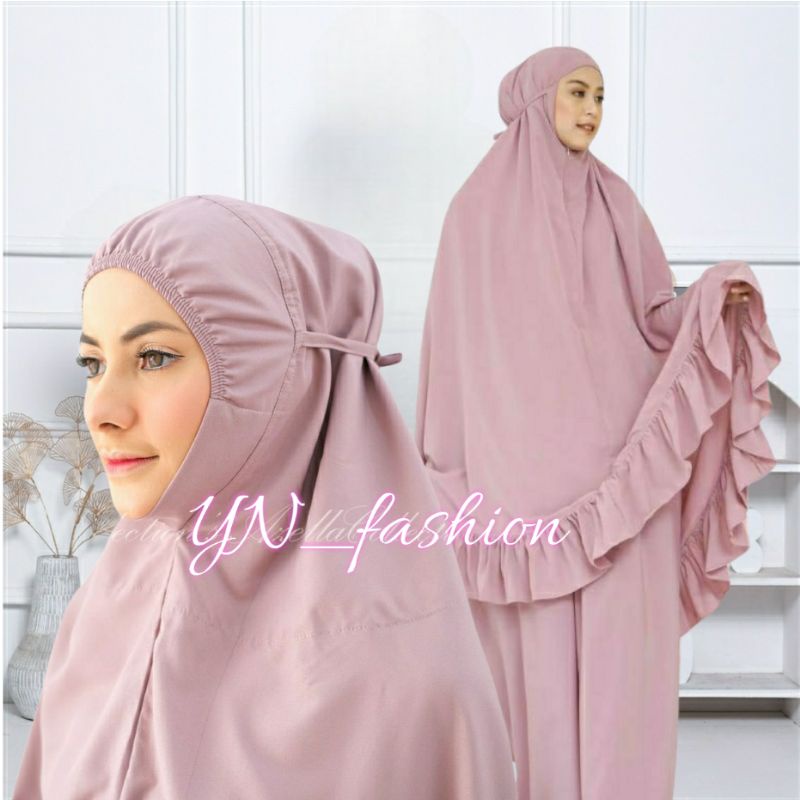 MUKENA KHADIJAH KRIWIL | MUKENA KATUN POLOS | MUKENA KHADIJAH JUMBO