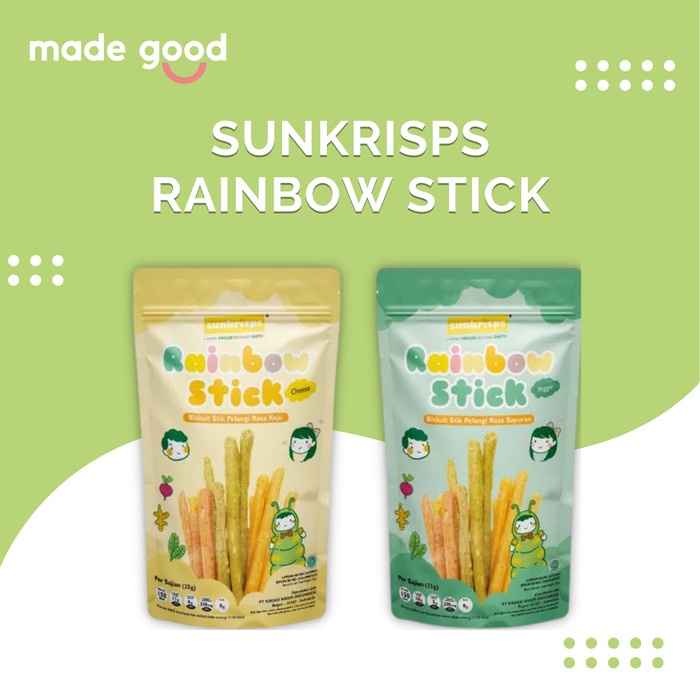 

Sunkrips Rainbow Stick 25g Snack Sehat untuk Anak