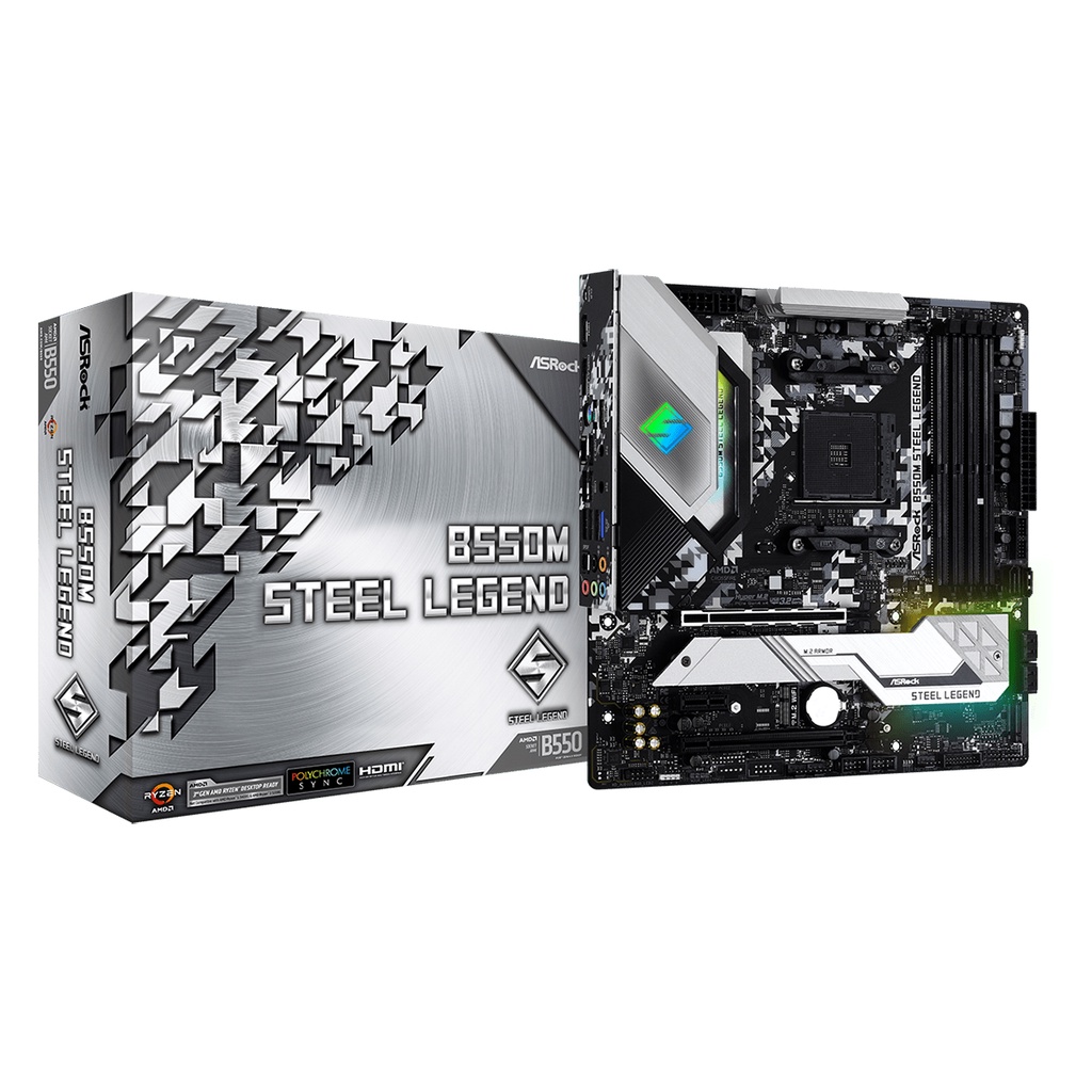 Motherboard ASRock B550M B550 Steel Legend AM4 DDR4