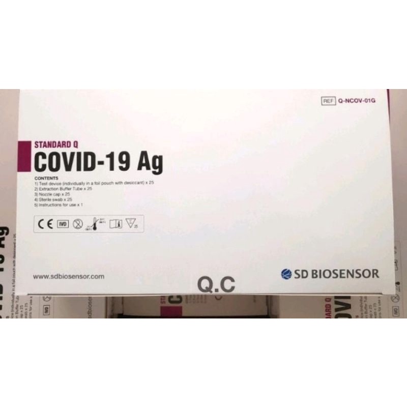 BIOSENSOR FASTCLEAR SWAB ANTIGEN ISI 25 PCS ALAT TES COVID ORIGINAL