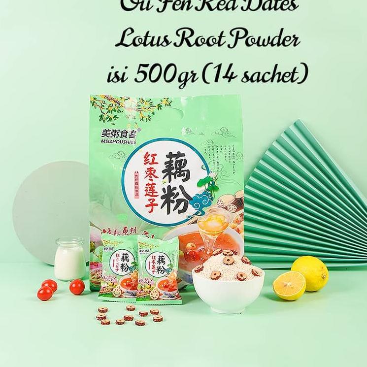 

[T-F6F[✓] (SHARE JAR) Oufen Lotus Root Powder / bubur akar teratai / chia seed/bubuk teratai murah